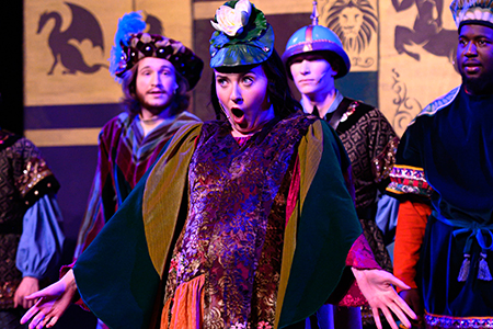 Students perform once upon a mattress